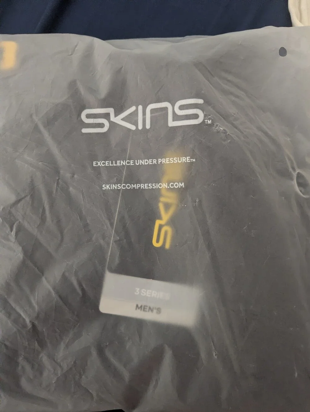 SKINS Series 3 Superpose Half Tights - Men's Black XXL